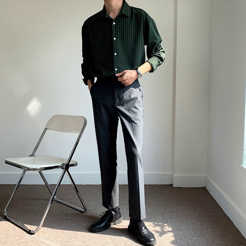 Casual Striped Button Up - Giovanni Battaglia