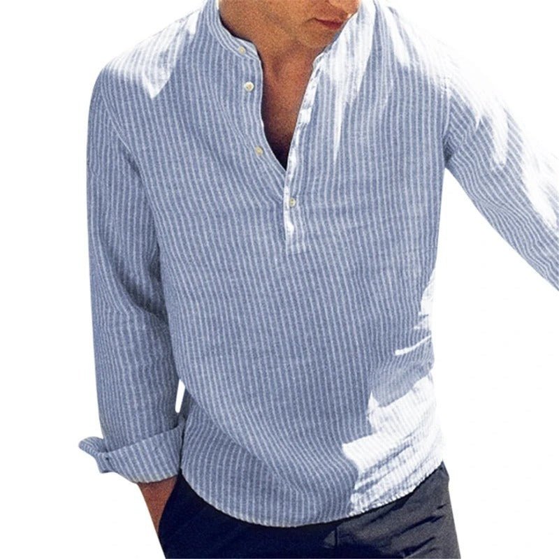 Casual Striped Long Sleeve - Giovanni Battaglia