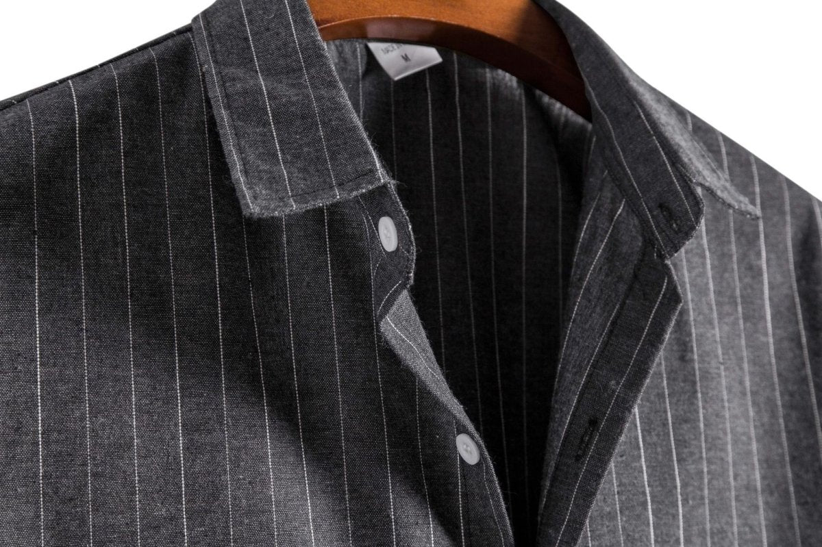 Casual Striped Short Sleeve - Giovanni Battaglia