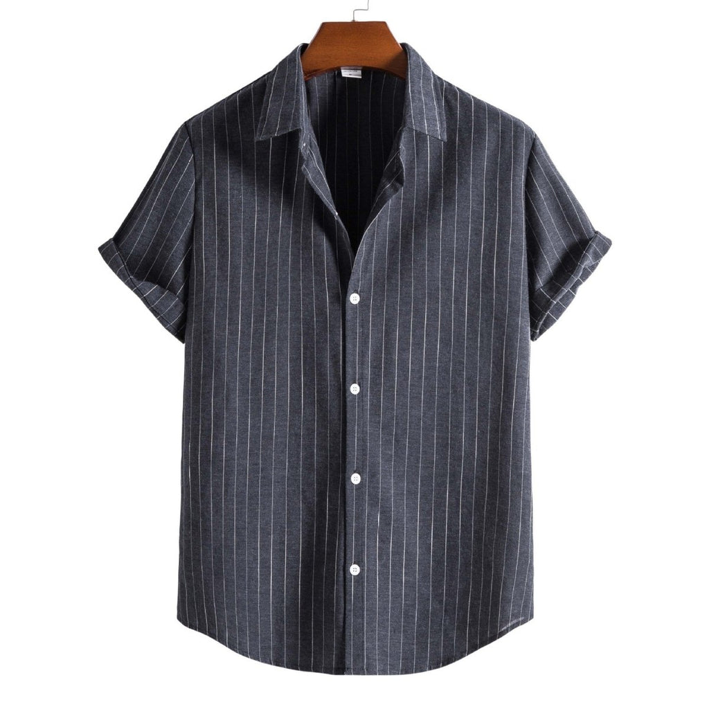 Casual Striped Short Sleeve - Giovanni Battaglia