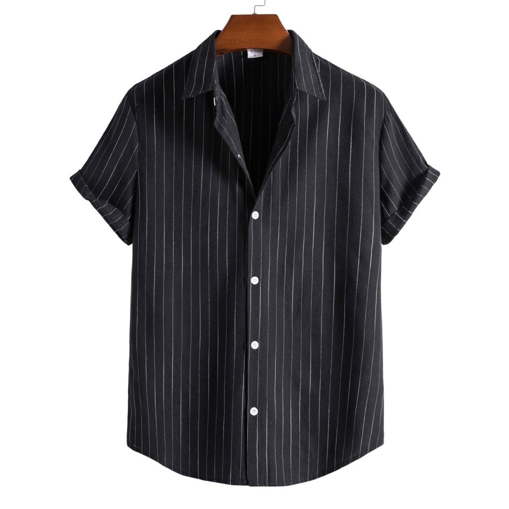 Casual Striped Short Sleeve - Giovanni Battaglia