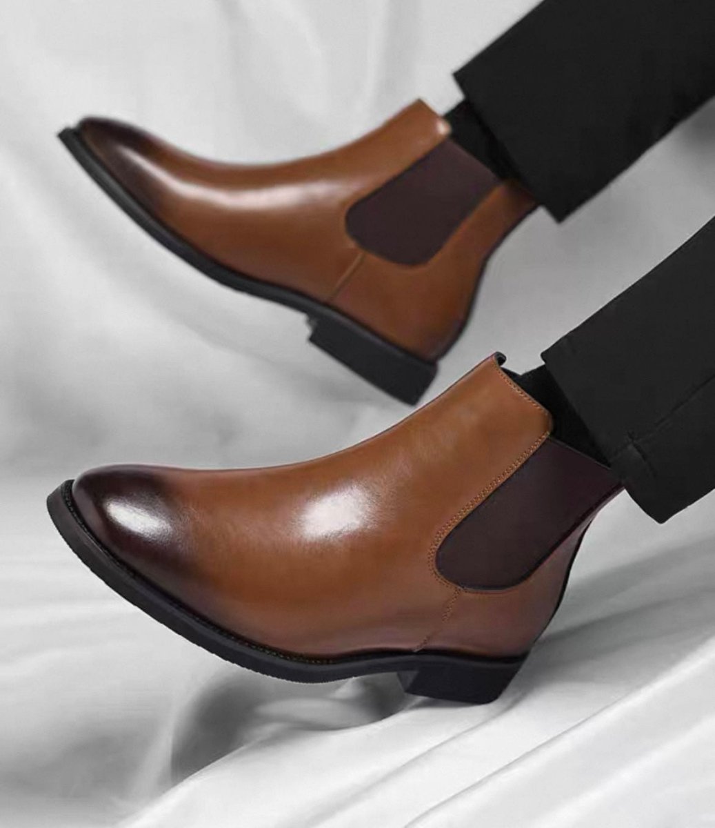 Chelsea Boot britischer Stil | Eleganter Herrenstiefel aus Vollrindleder - Giovanni Battaglia