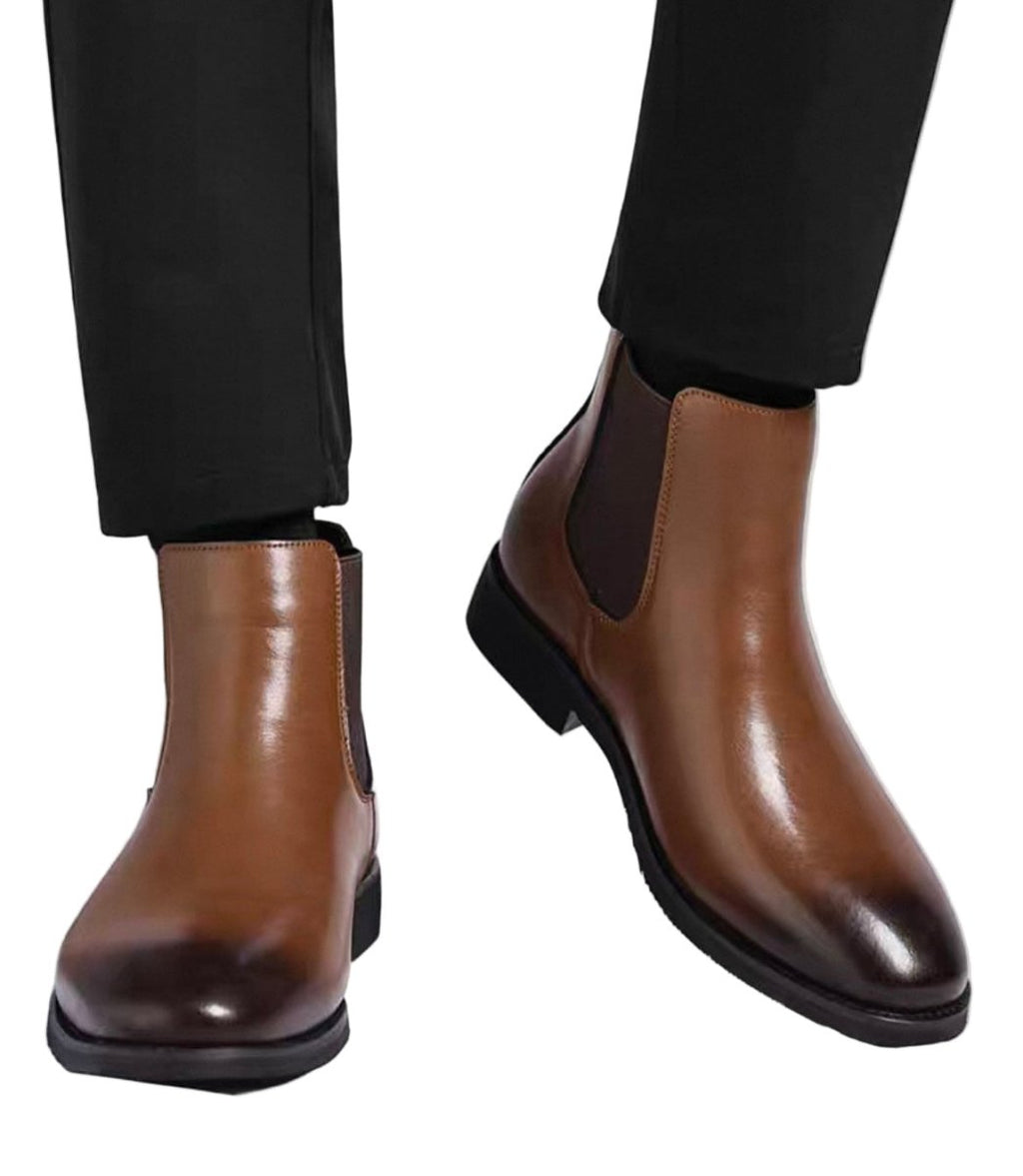 Chelsea Boot britischer Stil | Eleganter Herrenstiefel aus Vollrindleder - Giovanni Battaglia