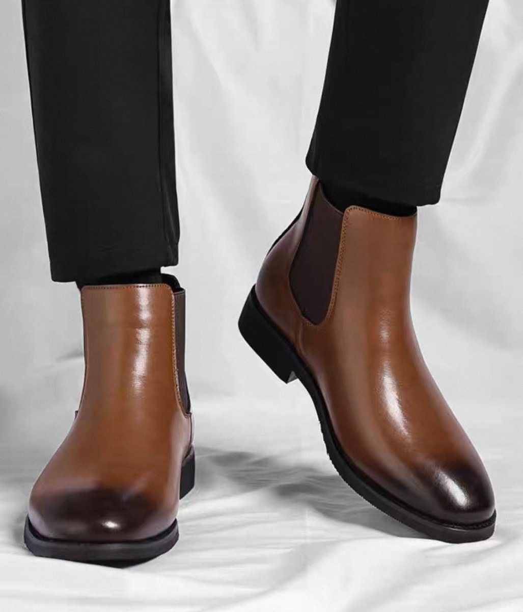 Chelsea Boot britischer Stil | Eleganter Herrenstiefel aus Vollrindleder - Giovanni Battaglia