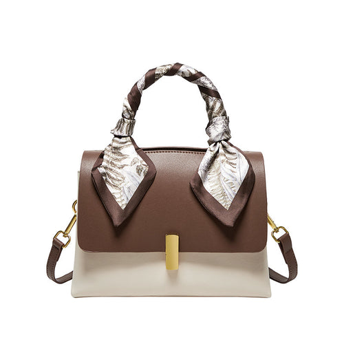 Chocolate Scarf Handbag Nalandu