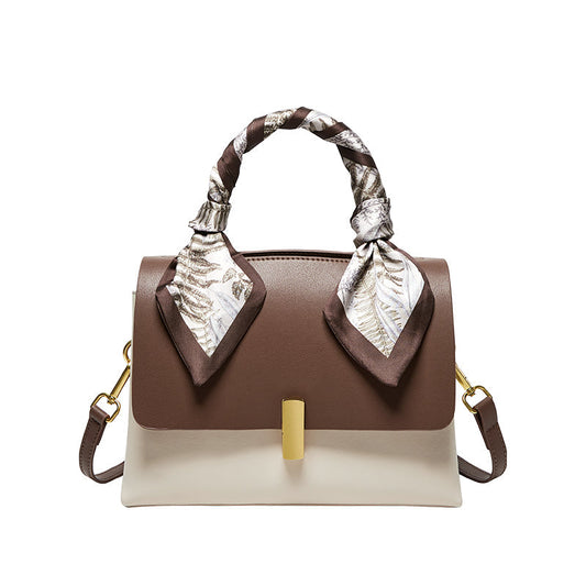 Chocolate Scarf Handbag Nalandu