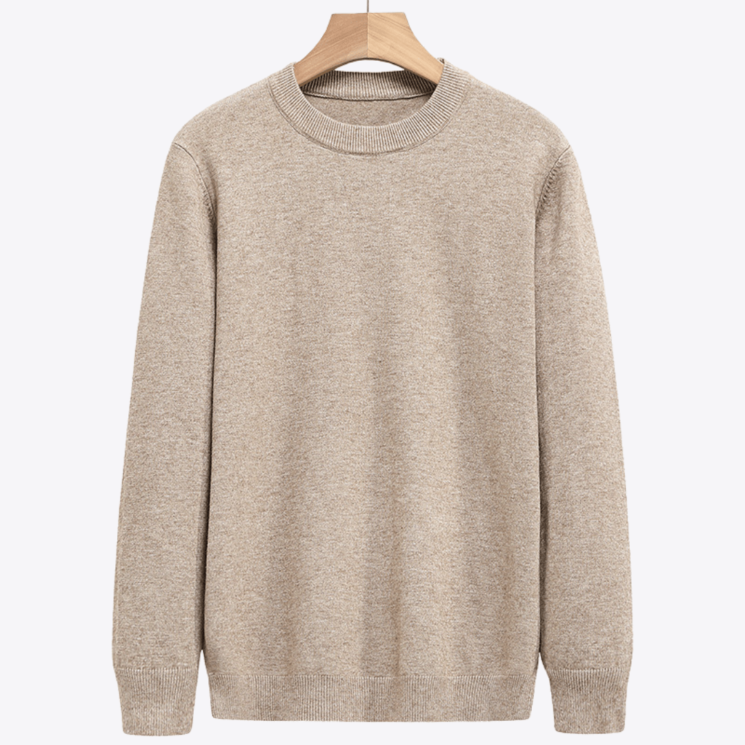 Classic Round Neck Sweater - Giovanni Battaglia