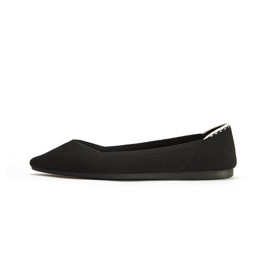 Woven Pointed Toe Flats MALOVE MZ