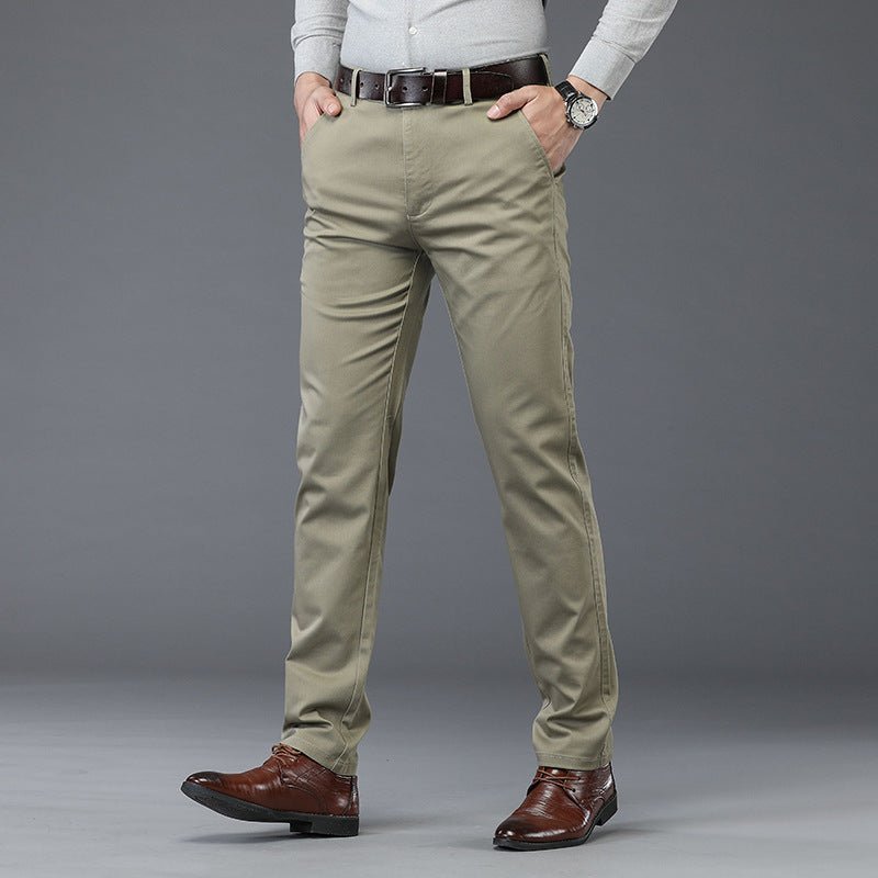 Cotton Chino Pants - Giovanni Battaglia