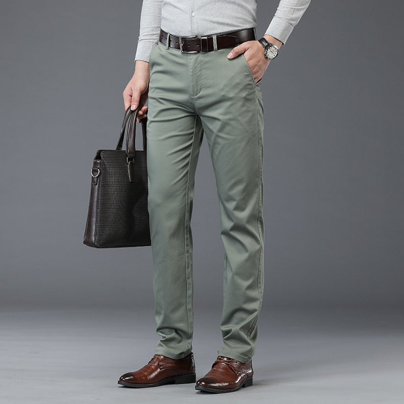 Cotton Chino Pants - Giovanni Battaglia