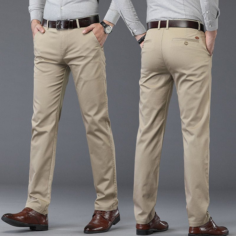 Cotton Chino Pants - Giovanni Battaglia