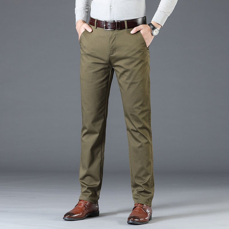 Cotton Chino Pants - Giovanni Battaglia