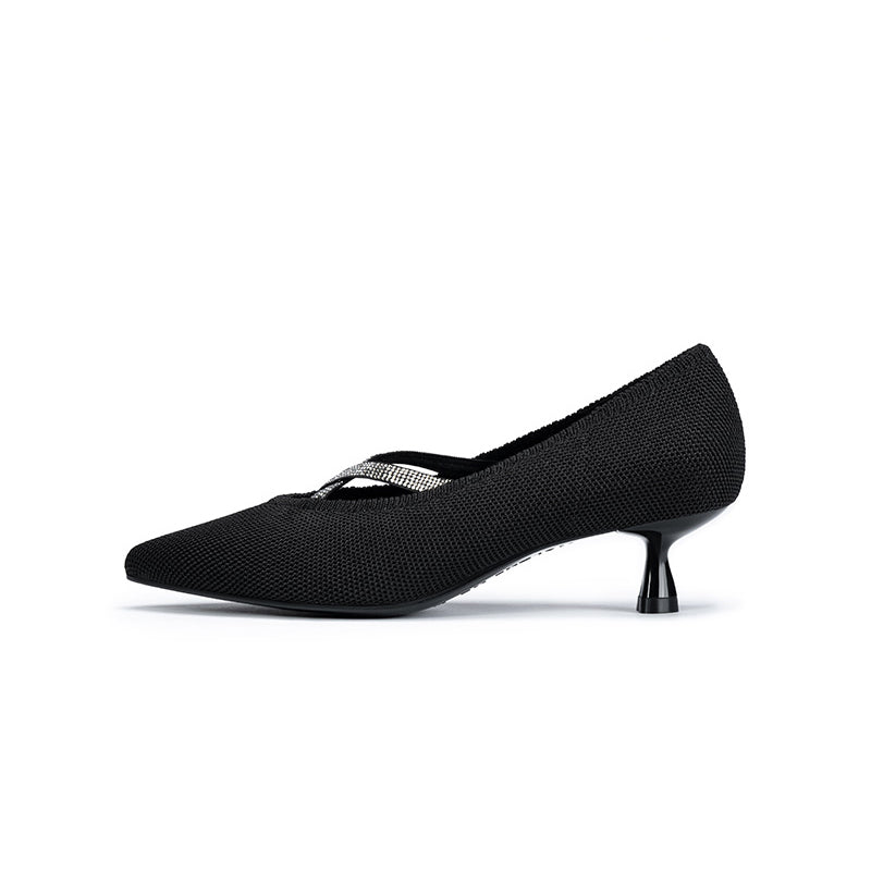 Countess Pointed Toe Kitten Heels MALOVE MZ