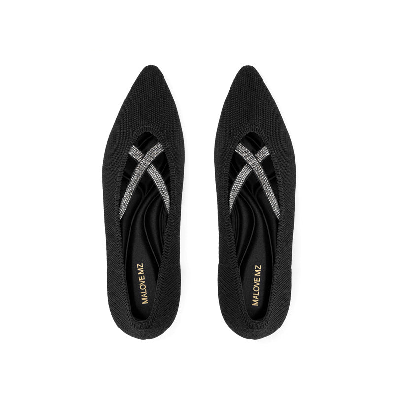 Countess Pointed Toe Kitten Heels MALOVE MZ