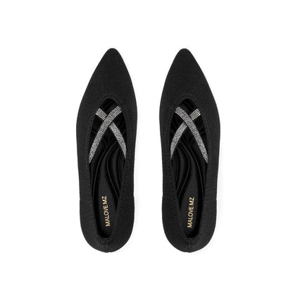 Countess Pointed Toe Kitten Heels MALOVE MZ