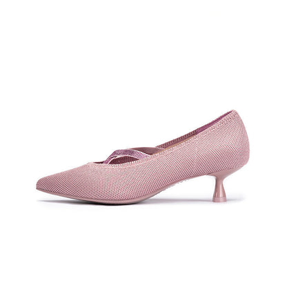 Countess Pointed Toe Kitten Heels MALOVE MZ
