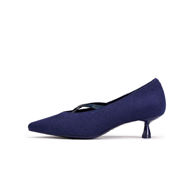 Countess Pointed Toe Kitten Heels MALOVE MZ