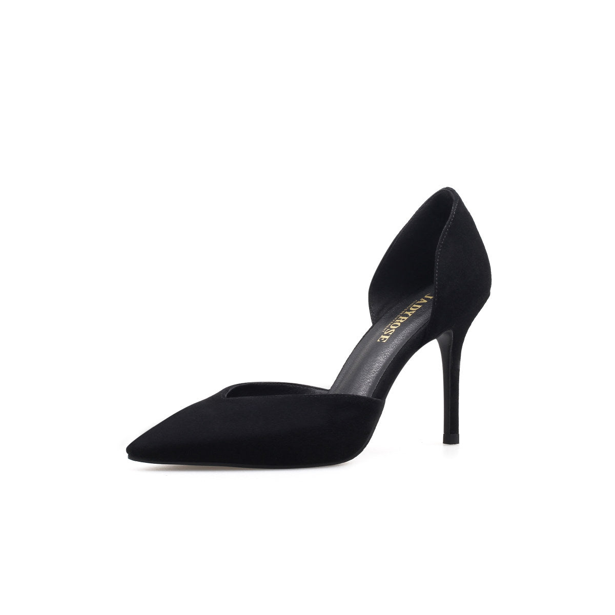 Cut-Out Leather Stiletto Pumps Jady Rose