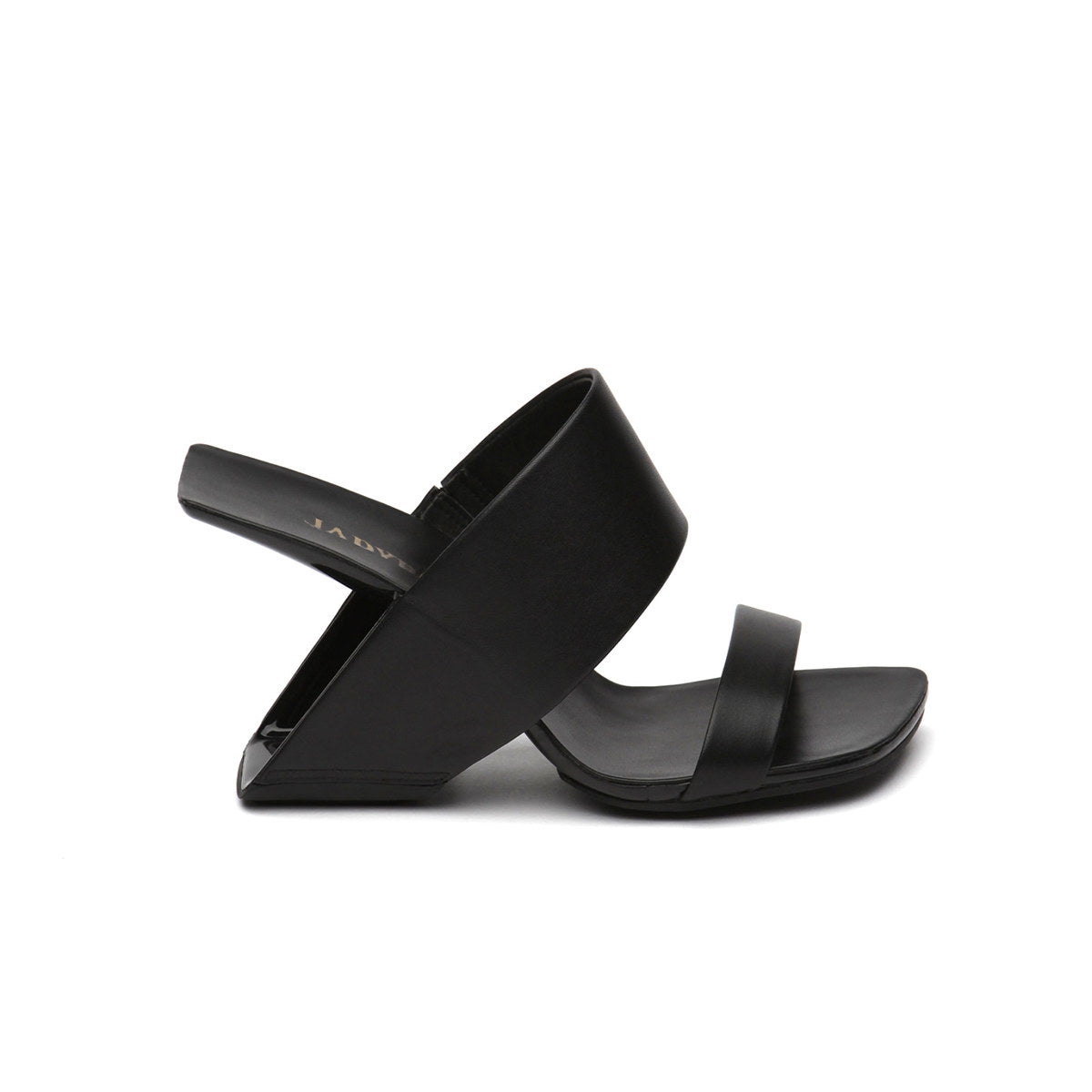 Two-Strap Square-Toe Mules Jady Rose