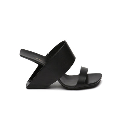 Two-Strap Square-Toe Mules Jady Rose