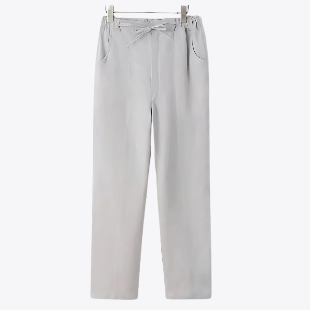 Drawstring Linen Pants - Giovanni Battaglia