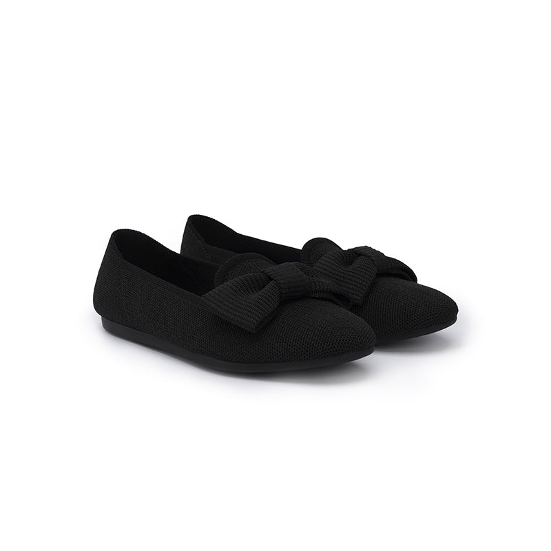 Elegant Bow Round Toe Flats MALOVE MZ