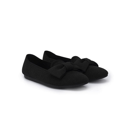 Elegant Bow Round Toe Flats MALOVE MZ