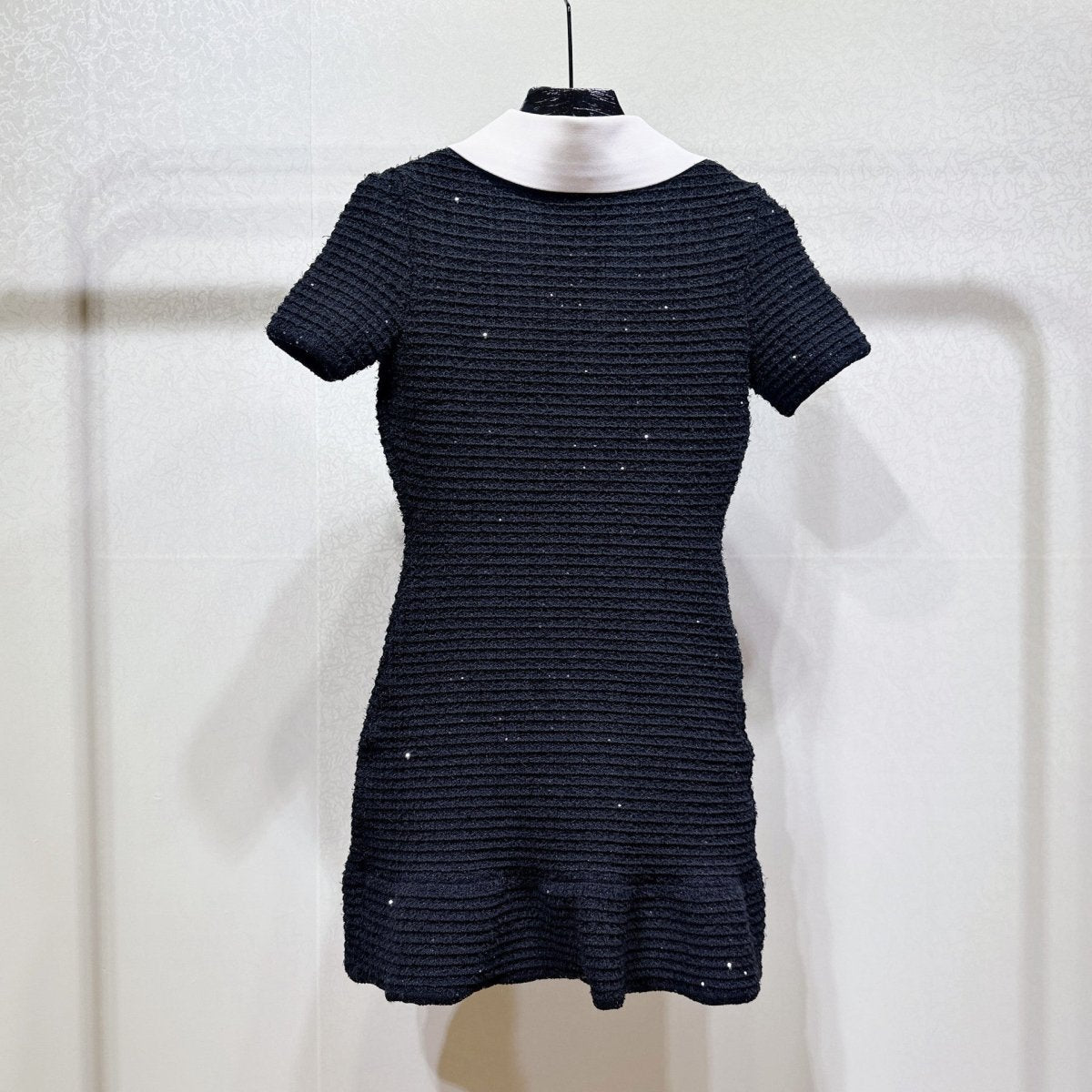 Esandro Vale™ - Button Bow Knitted Dress - Giovanni Battaglia