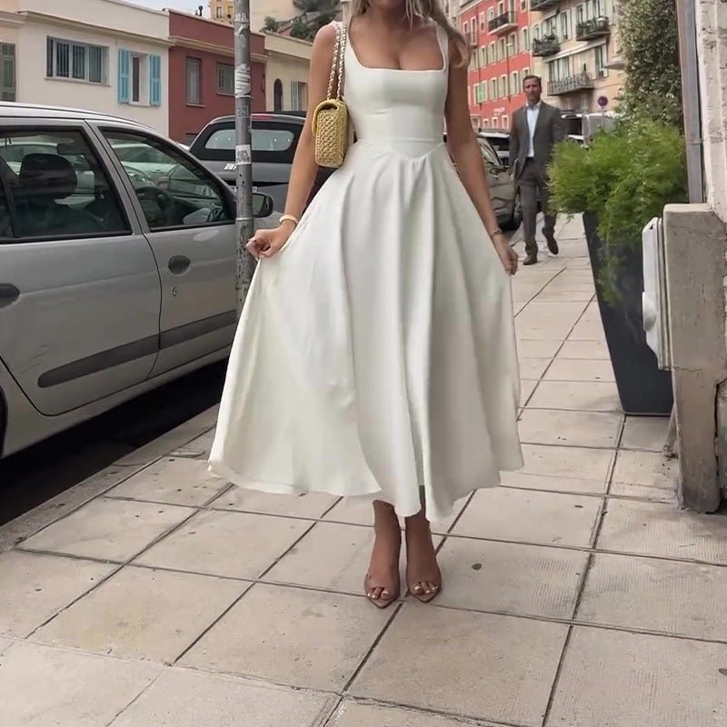 Esandro Vale™ - French Square Dress - Giovanni Battaglia