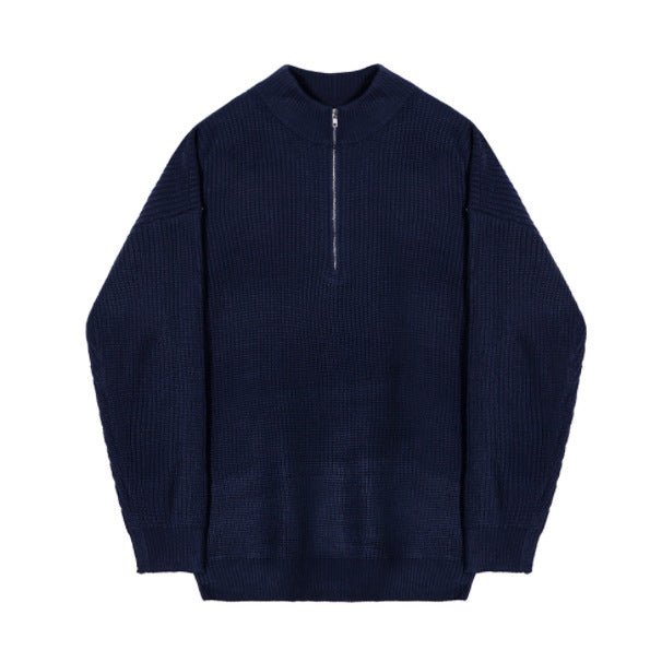 Esandro Vale™ - Half - Zip Sweater - Giovanni Battaglia