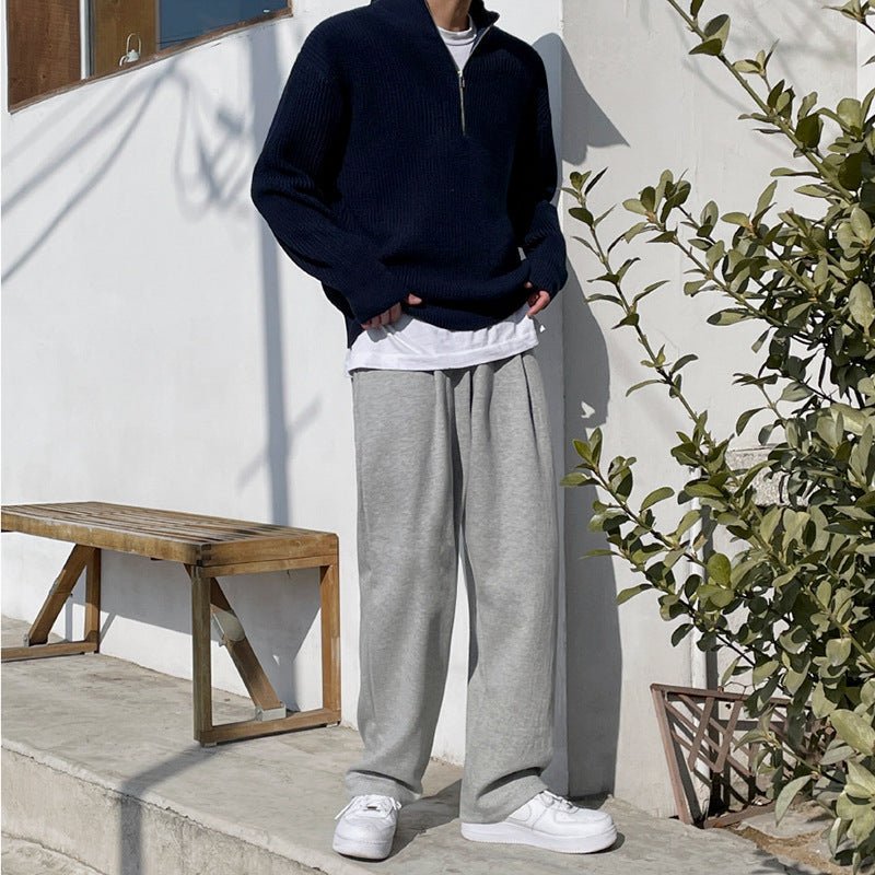 Esandro Vale™ - Half - Zip Sweater - Giovanni Battaglia