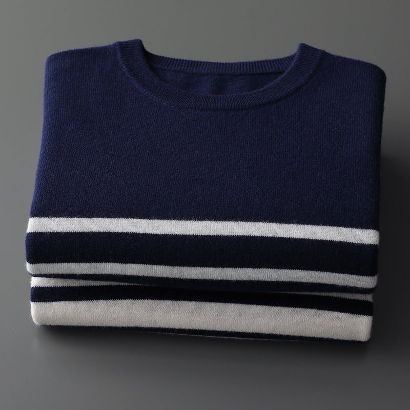 Esandro Vale™ - Knitted Long Sleeve Sweater - Giovanni Battaglia