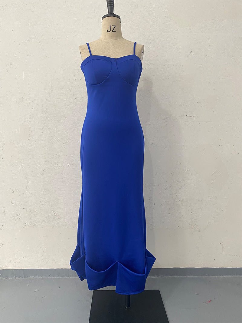 Esandro Vale™ - Ruffled Sleeveless Dress - Giovanni Battaglia