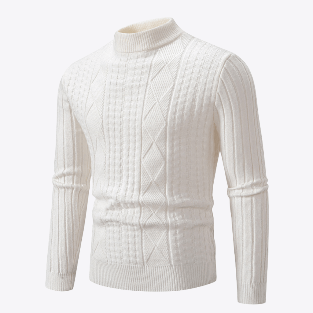 Esandro Vale™ - Woven Pullover Sweater - Giovanni Battaglia