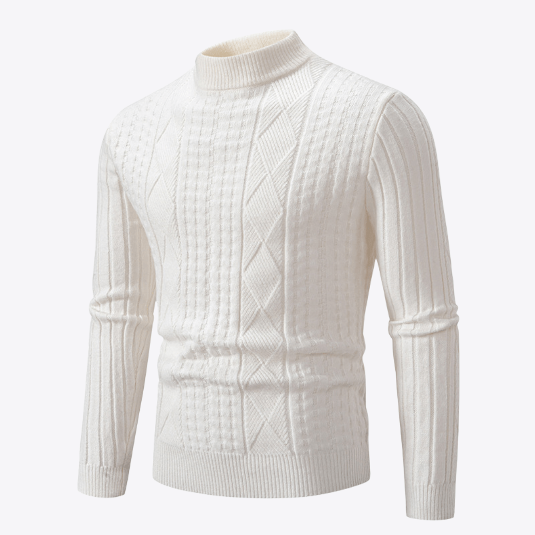 Esandro Vale™ - Woven Pullover Sweater - Giovanni Battaglia