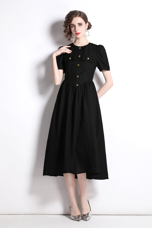 Elegant Black Dress DZA