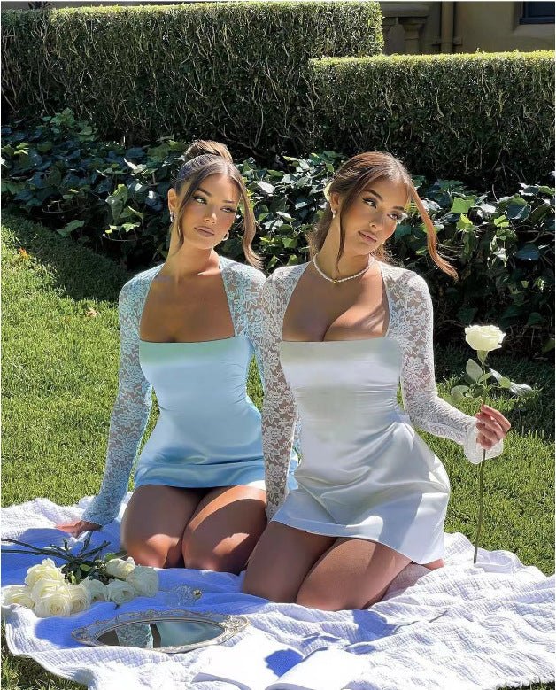 Flower Sleeved Dress - Giovanni Battaglia