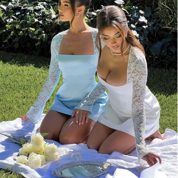 Flower Sleeved Dress - Giovanni Battaglia