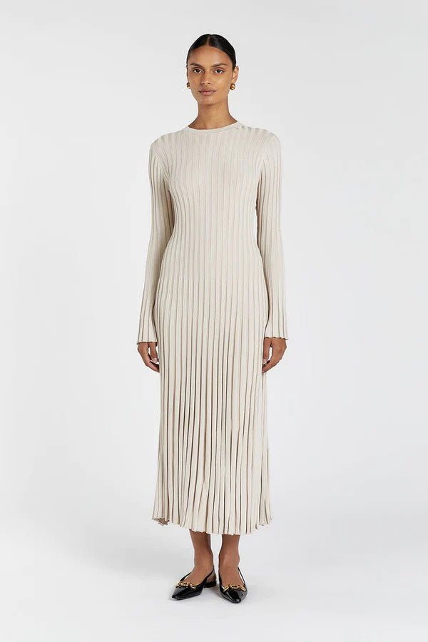 French Ribbed Dress - Giovanni Battaglia