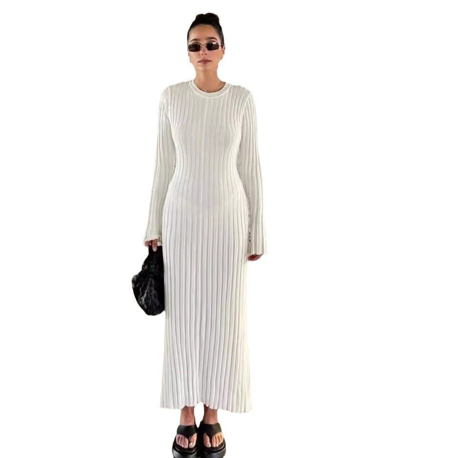 French Ribbed Dress - Giovanni Battaglia