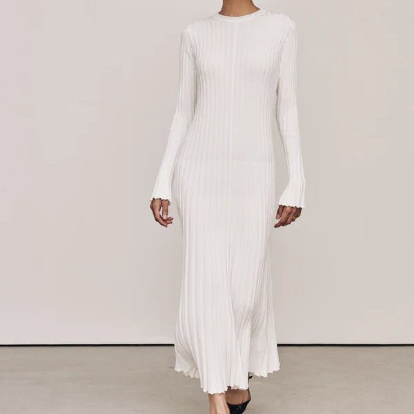 French Ribbed Dress - Giovanni Battaglia