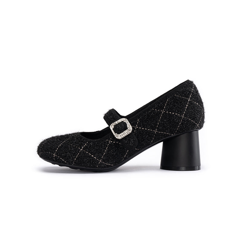 Vintage Mary Jane Block Heels MALOVE MZ