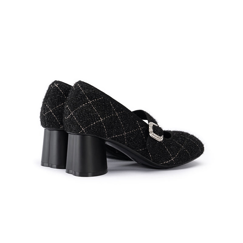 Vintage Mary Jane Block Heels MALOVE MZ