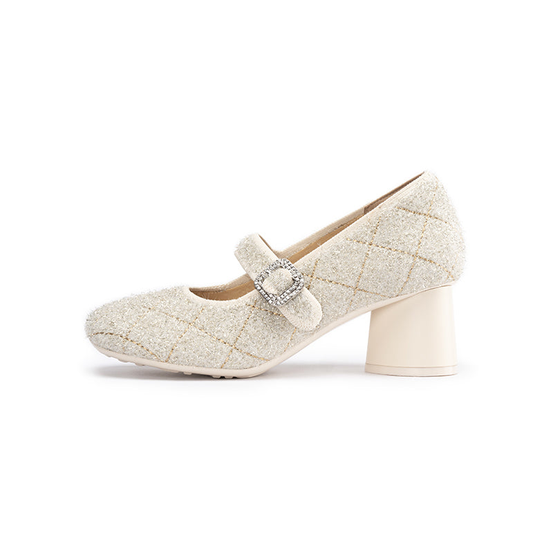 Vintage Mary Jane Block Heels MALOVE MZ
