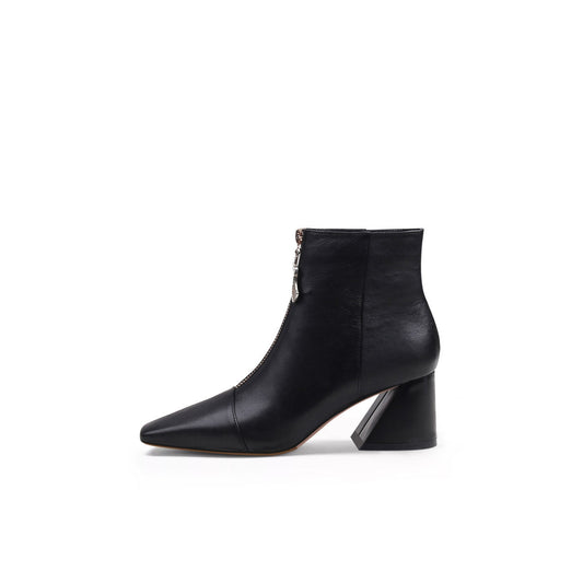 Front Zip Ankle Boots Jady Rose