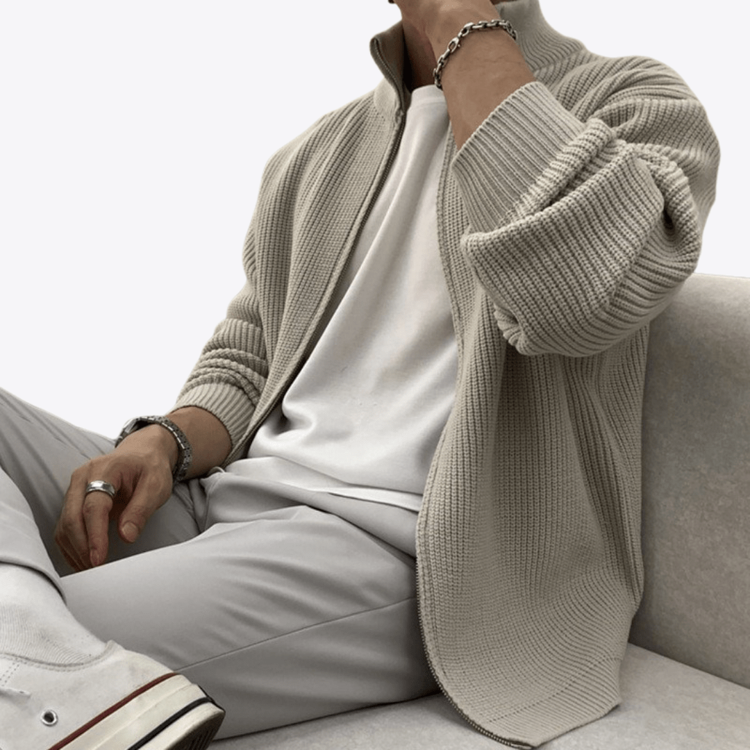 Full Zip Sweater - Giovanni Battaglia