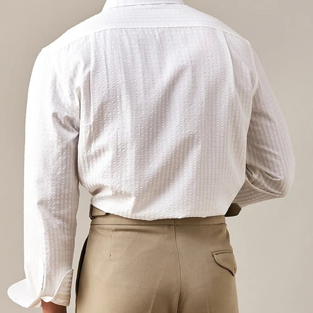 Gestreiftes Hemd aus Baumwolle für Herren - Giovanni Battaglia