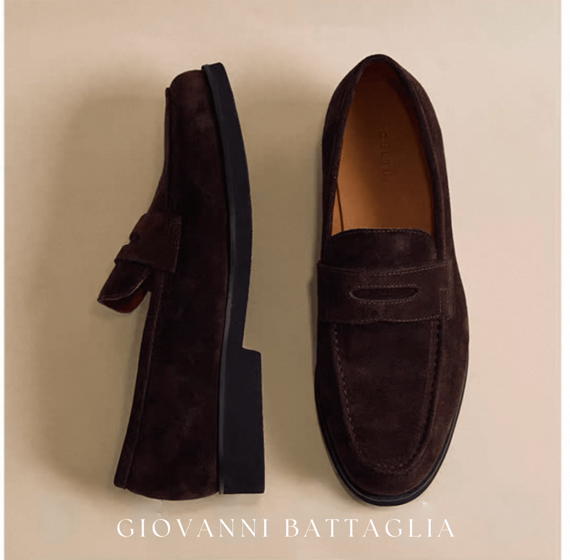 Giovanni Battaglia „Sprezzatura“ | Premium Kuh Vollleder Loafer | Handgefertigt - Giovanni Battaglia