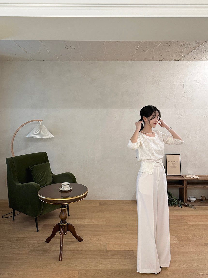 Hanging Wide Leg Hose - Giovanni Battaglia