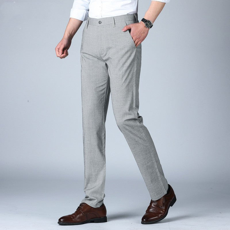 High Waist Thin Pants - Giovanni Battaglia